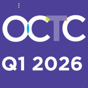 Graphic, OCTC logo with text reading Q1 2026